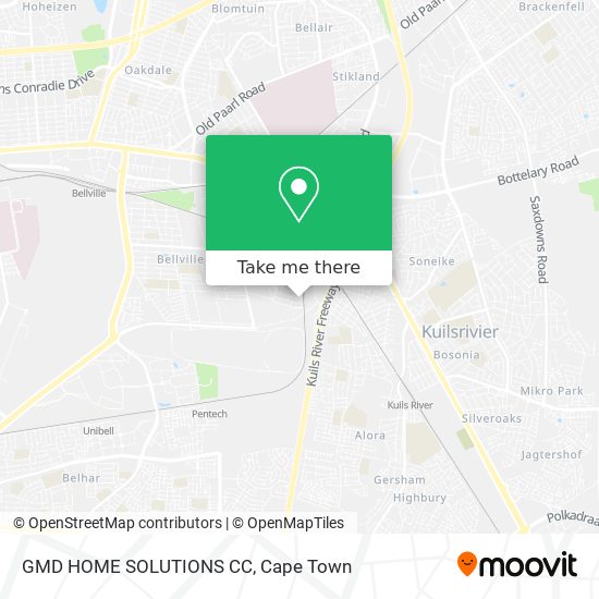 GMD HOME SOLUTIONS CC map