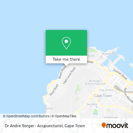 Dr Andre Sorger - Acupuncturist map