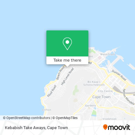 Kebabish Take Aways map