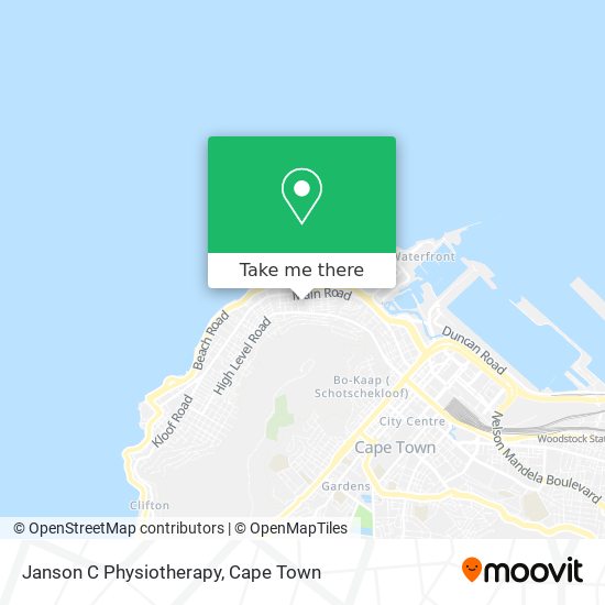 Janson C Physiotherapy map