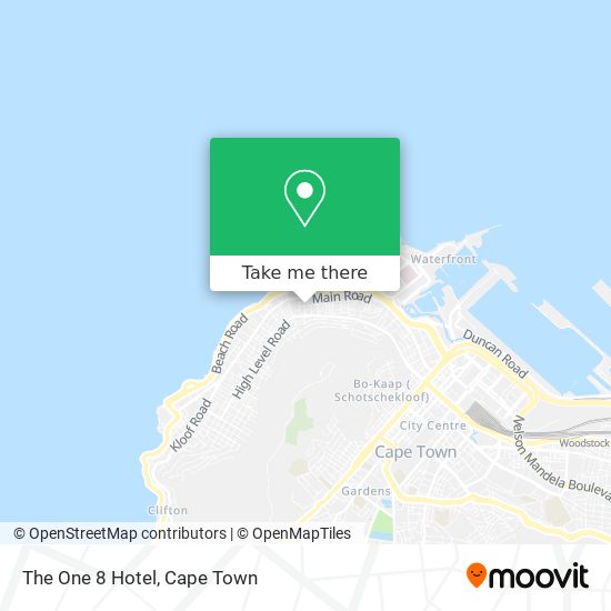 The One 8 Hotel map