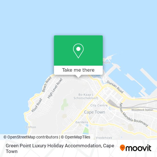 Green Point Luxury Holiday Accommodation map