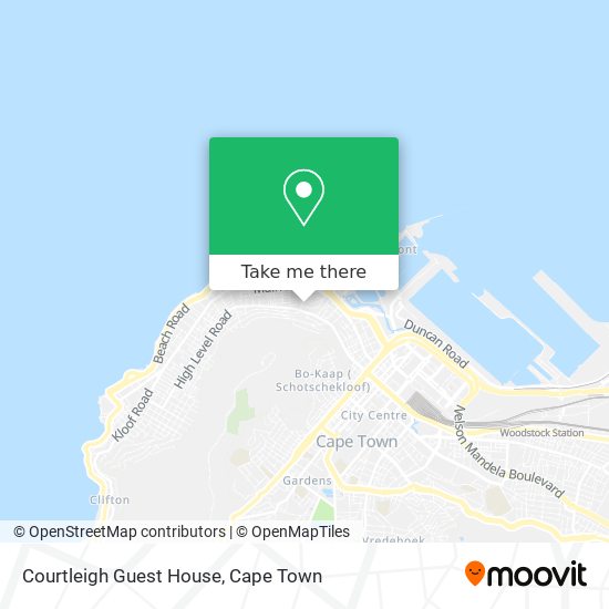 Courtleigh Guest House map