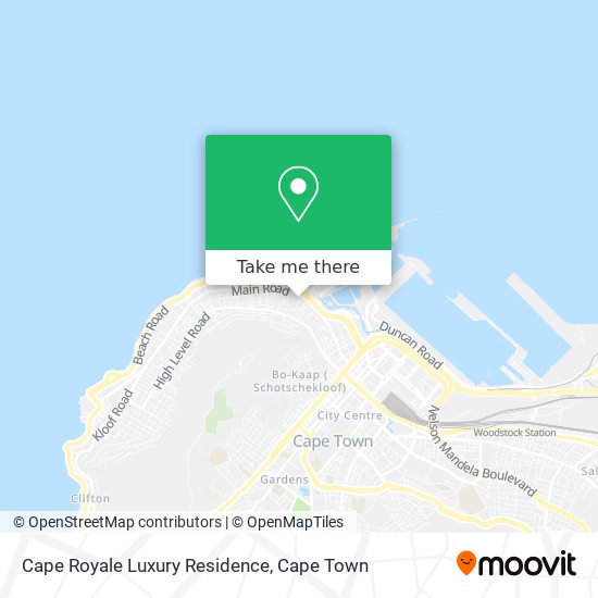 Cape Royale Luxury Residence map