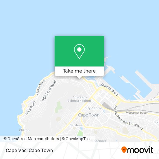 Cape Vac map