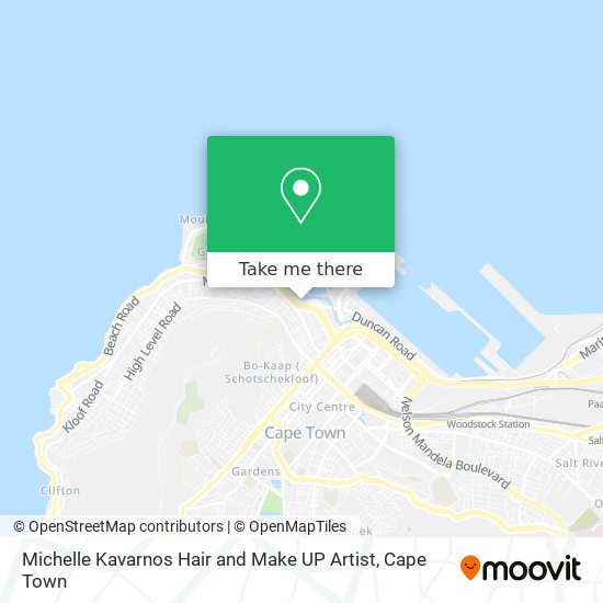 Michelle Kavarnos Hair and Make UP Artist map