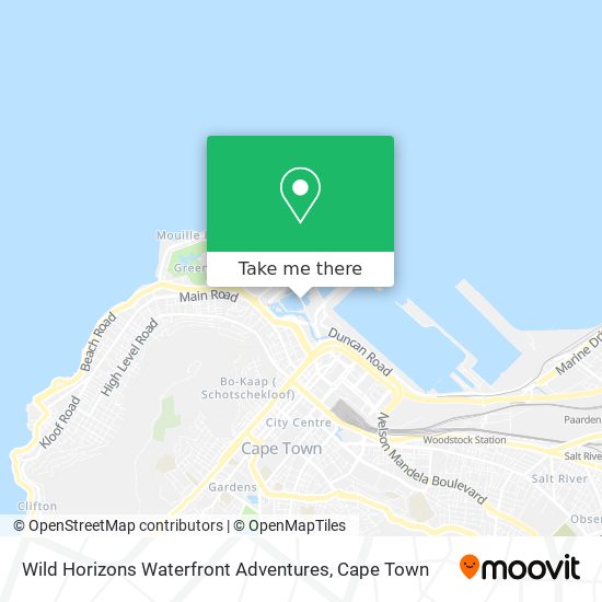 Wild Horizons Waterfront Adventures map