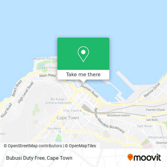 Bubusi Duty Free map