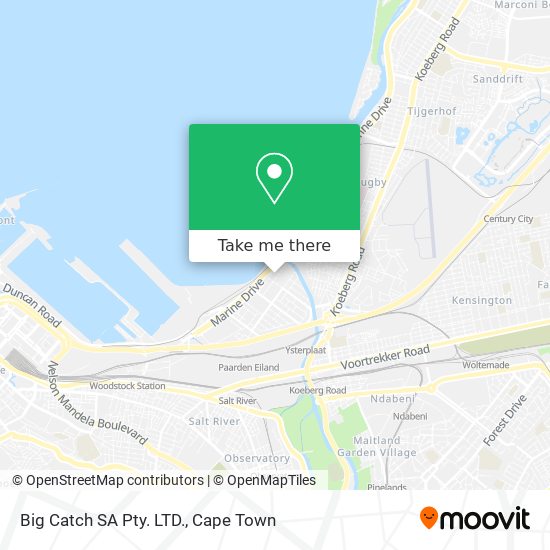 Big Catch SA Pty. LTD. map