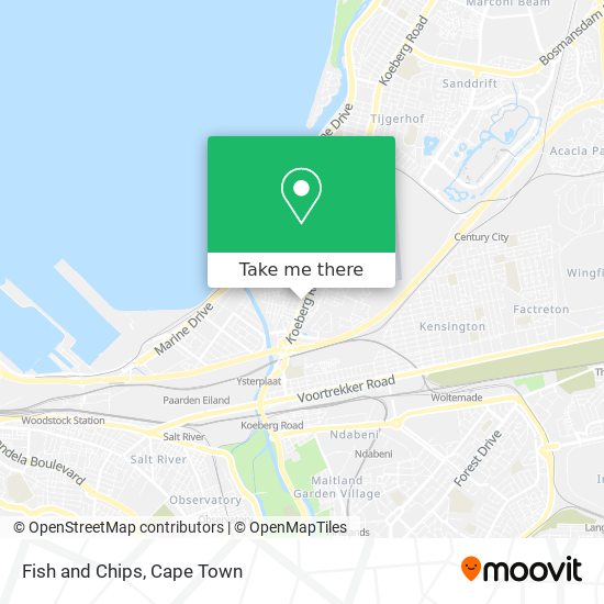 Fish and Chips map