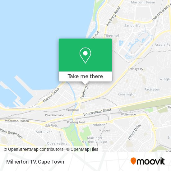 Milnerton TV map