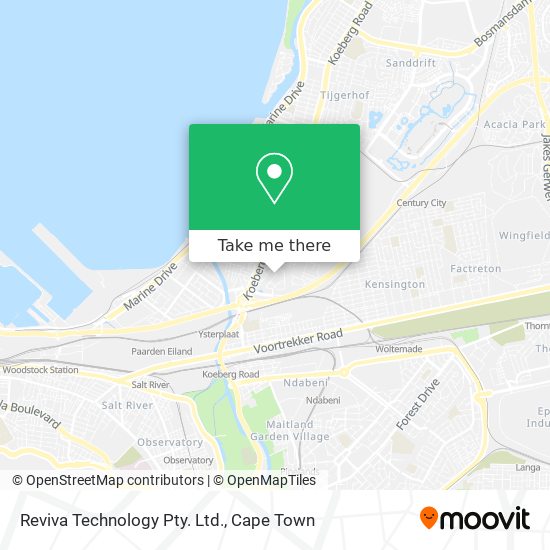 Reviva Technology Pty. Ltd. map