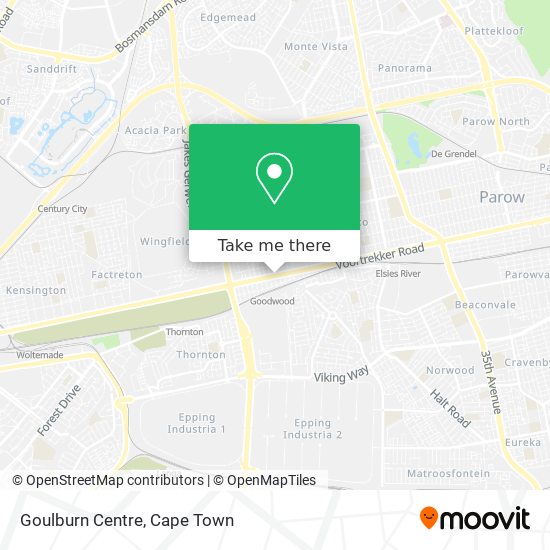Goulburn Centre map