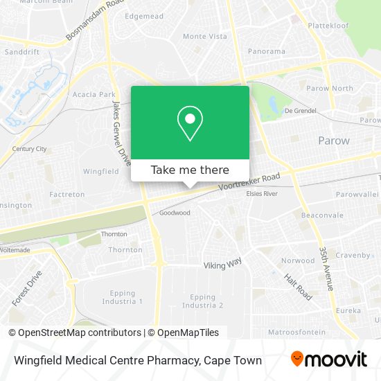 Wingfield Medical Centre Pharmacy map