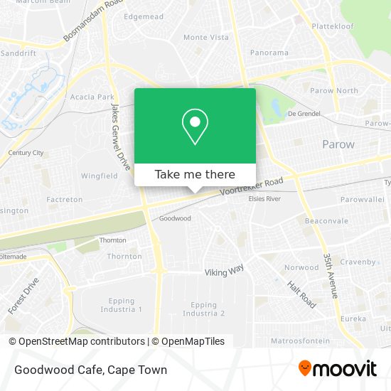 Goodwood Cafe map