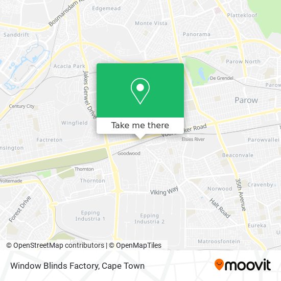 Window Blinds Factory map