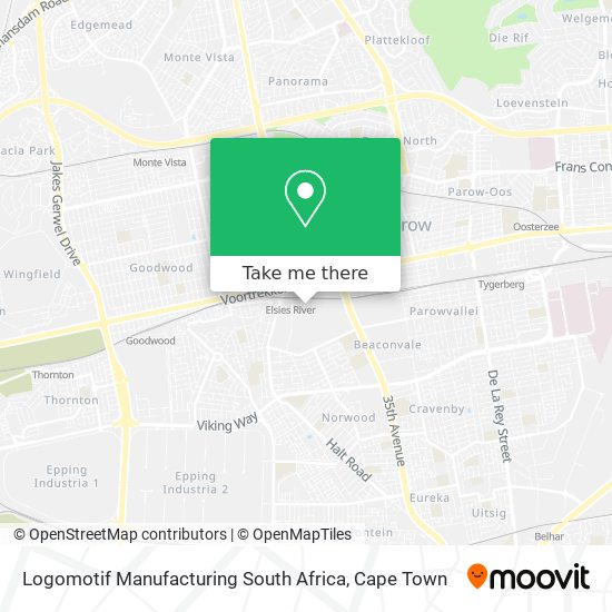 Logomotif Manufacturing South Africa map