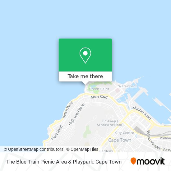 The Blue Train Picnic Area & Playpark map