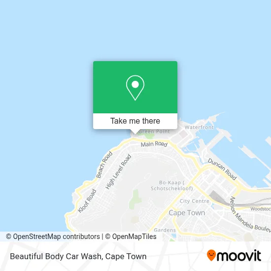 Beautiful Body Car Wash map