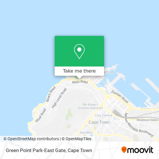 Green Point Park-East Gate map