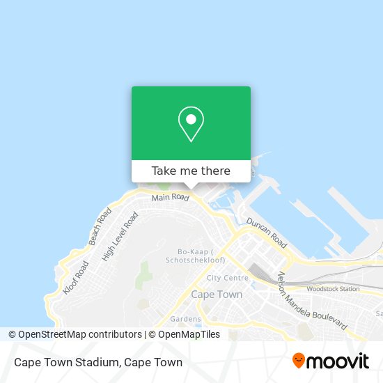 Cape Town Stadium map
