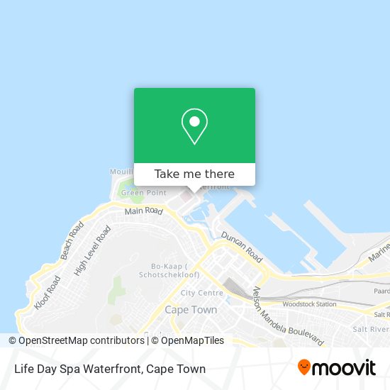 Life Day Spa Waterfront map
