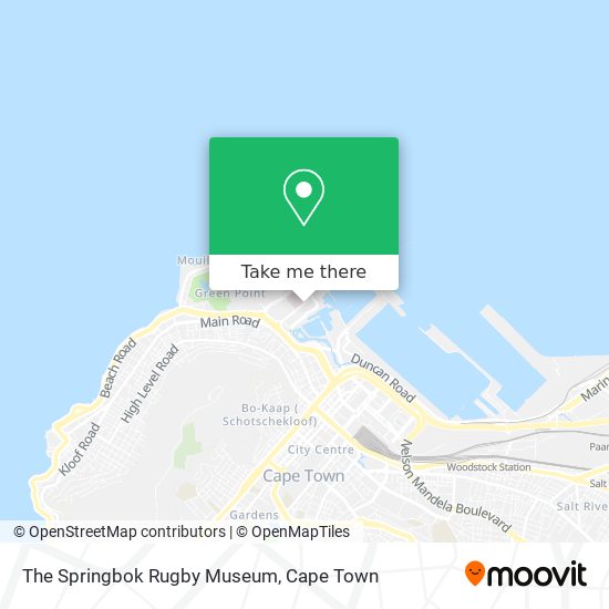 The Springbok Rugby Museum map