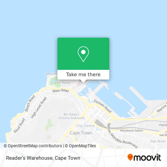 Reader's Warehouse map