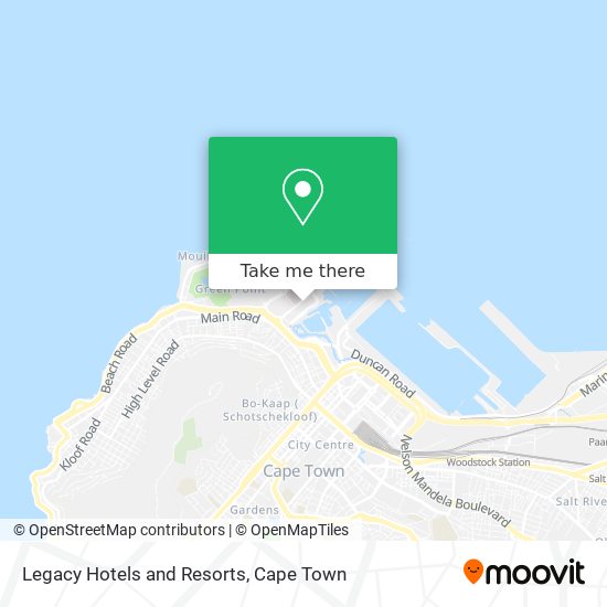 Legacy Hotels and Resorts map