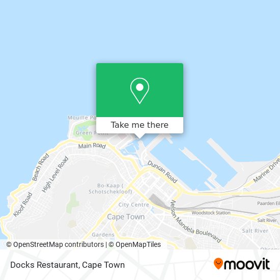 Docks Restaurant map
