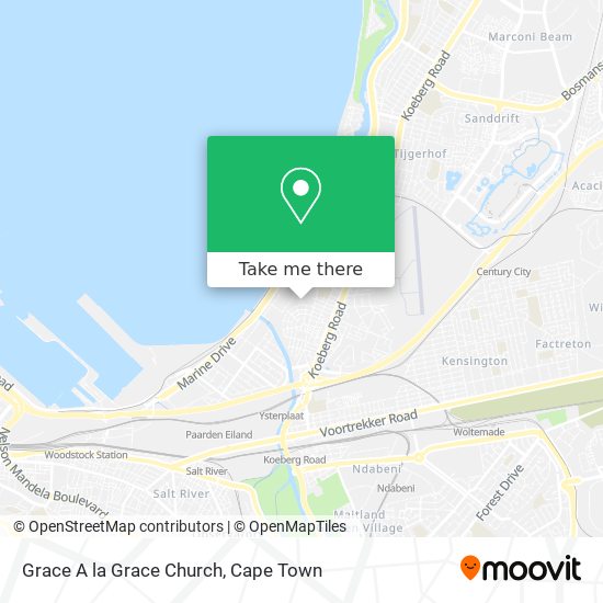 Grace A la Grace Church map