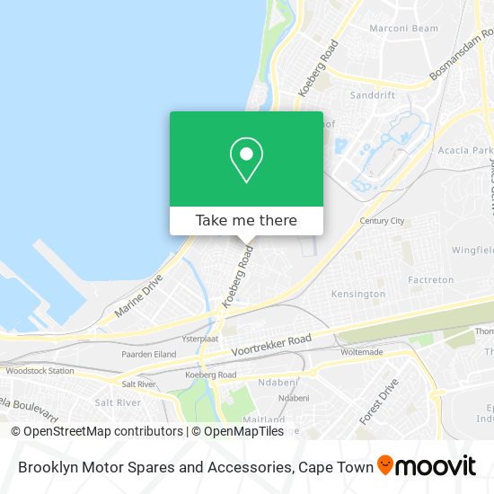 Brooklyn Motor Spares and Accessories map