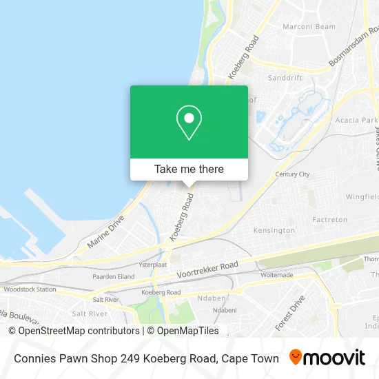 Connies Pawn Shop 249 Koeberg Road map