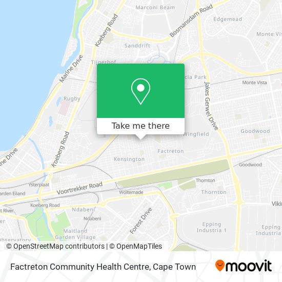 Factreton Community Health Centre map