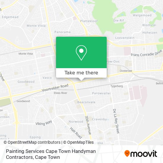 Painting Services Cape Town Handyman Contractors map
