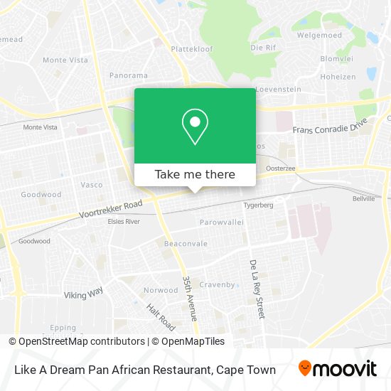 Like A Dream Pan African Restaurant map