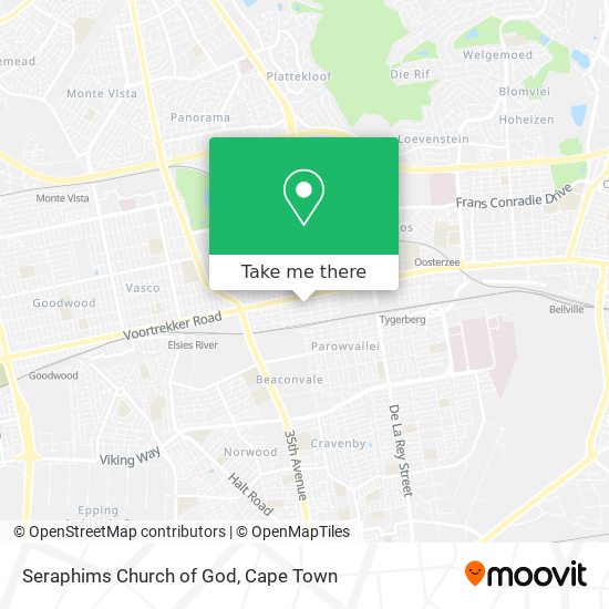 Seraphims Church of God map