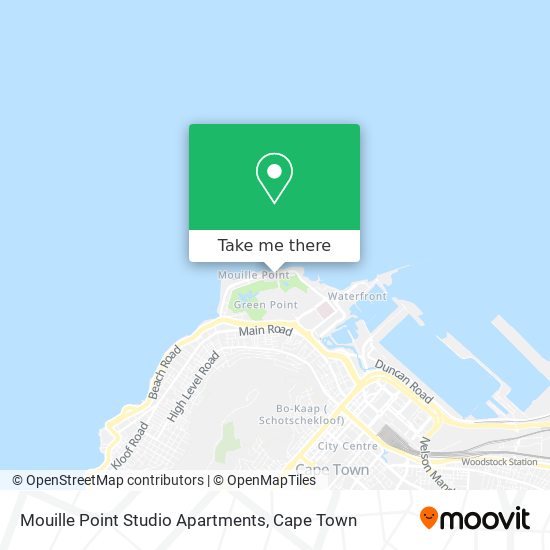 Mouille Point Studio Apartments map