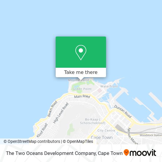 The Two Oceans Development Company map