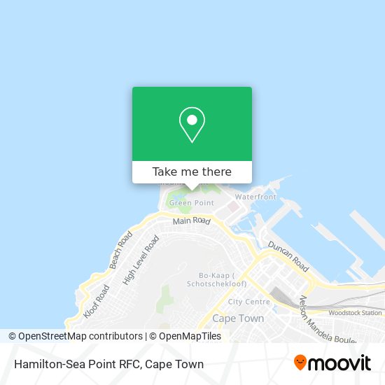 Hamilton-Sea Point RFC map