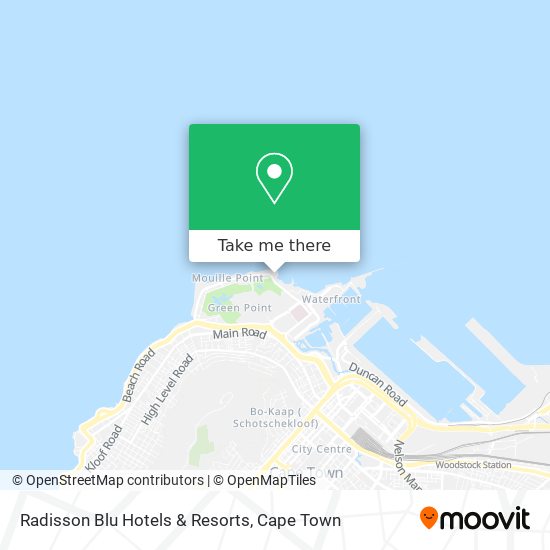 Radisson Blu Hotels & Resorts map