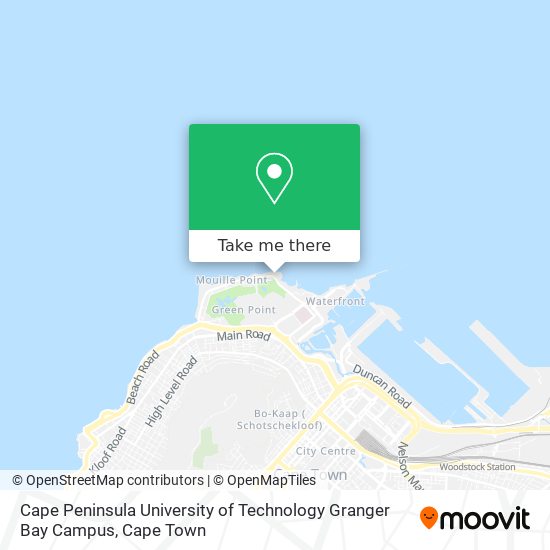 Cape Peninsula University of Technology Granger Bay Campus map