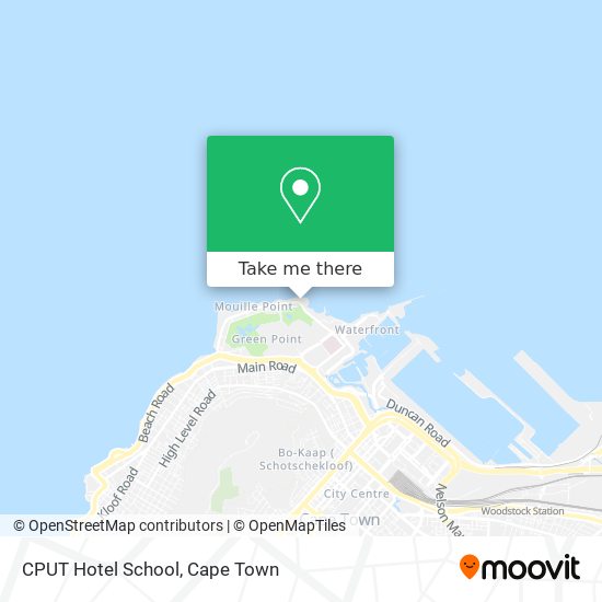 CPUT Hotel School map