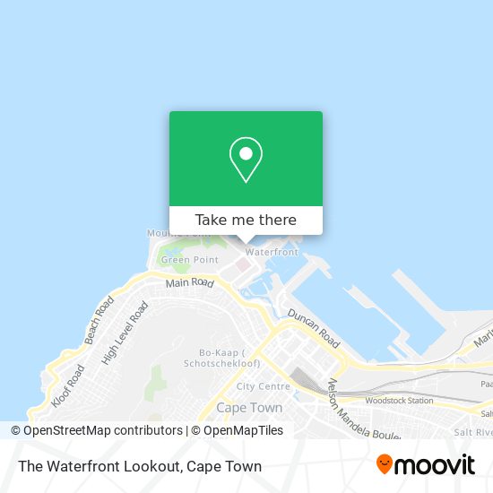 The Waterfront Lookout map