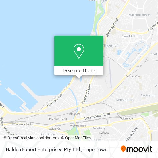 Halden Export Enterprises Pty. Ltd. map