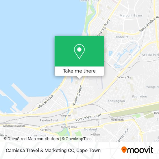 Camissa Travel & Marketing CC map