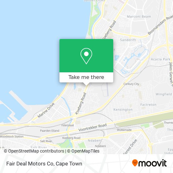 Fair Deal Motors Co map