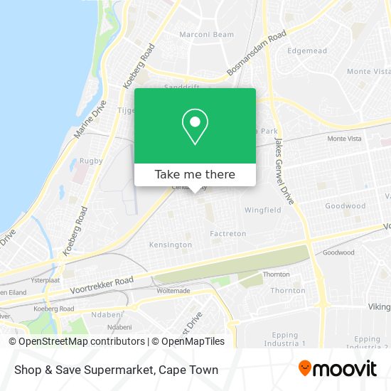 Shop & Save Supermarket map