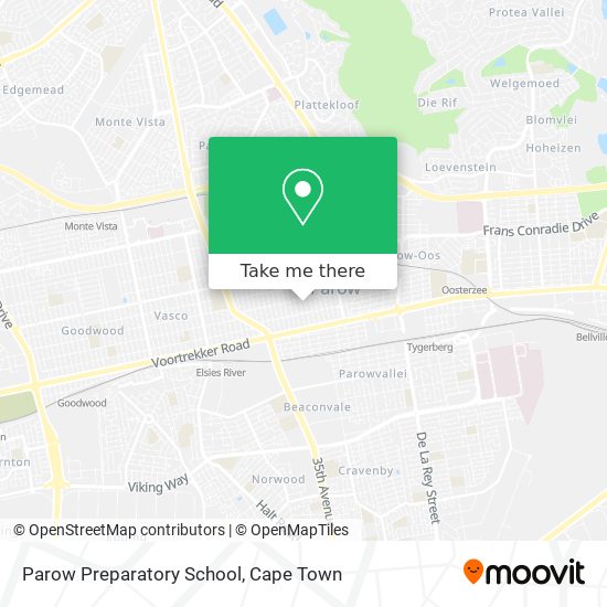 Parow Preparatory School map