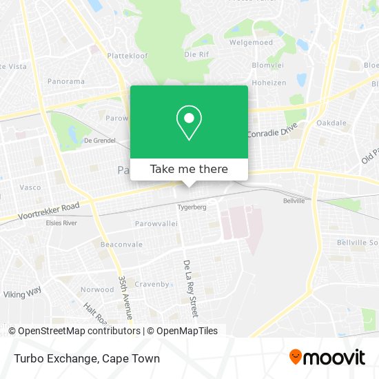 Turbo Exchange map